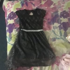 black theme dress